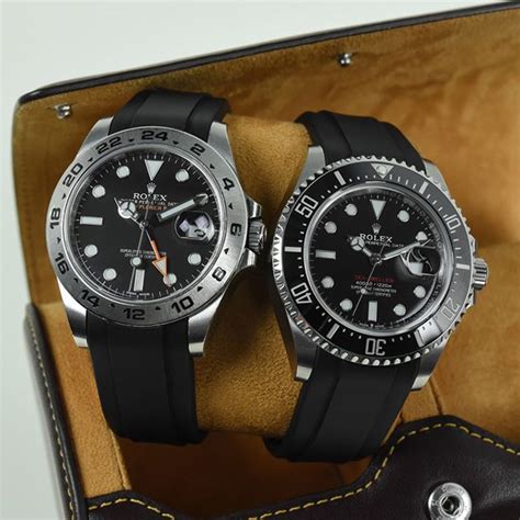 rolex explorer 2 strap size|rubber watch straps 42mm.